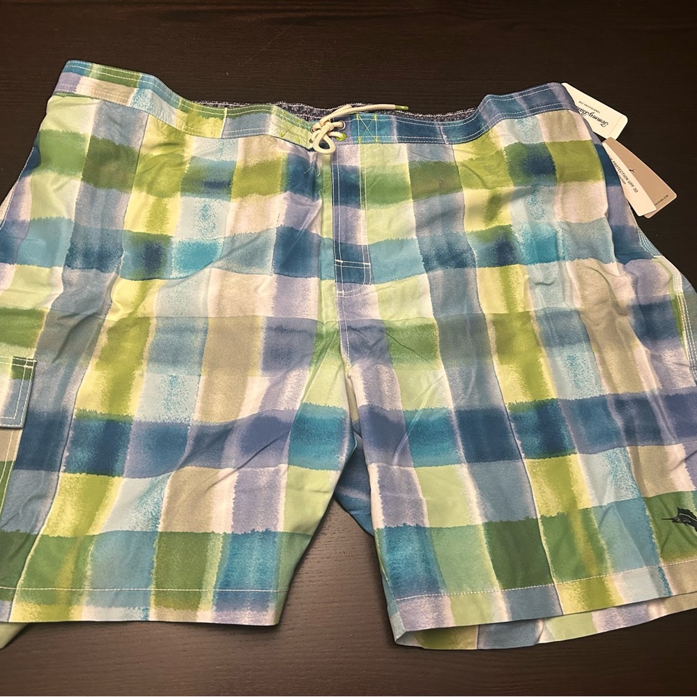 NWT Tommy Bahama Baha Harbor cove Maui blue swimsuit swim 3xlb
